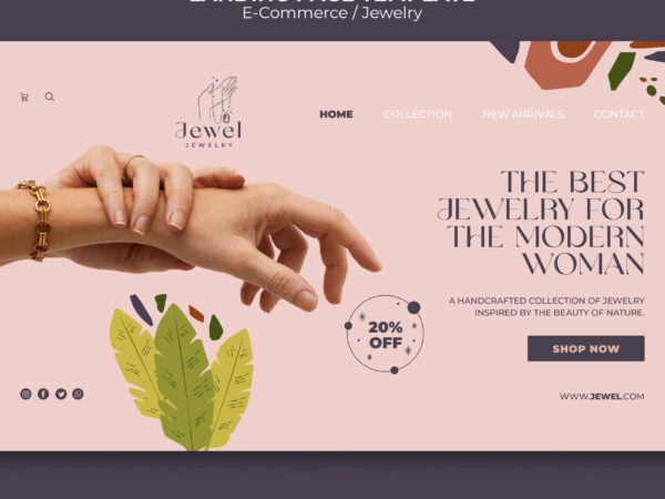 Jewelry e-commerce website design & development