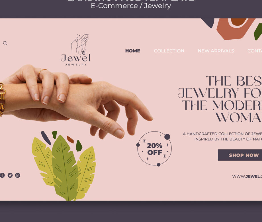Jewelry e-commerce website design & development