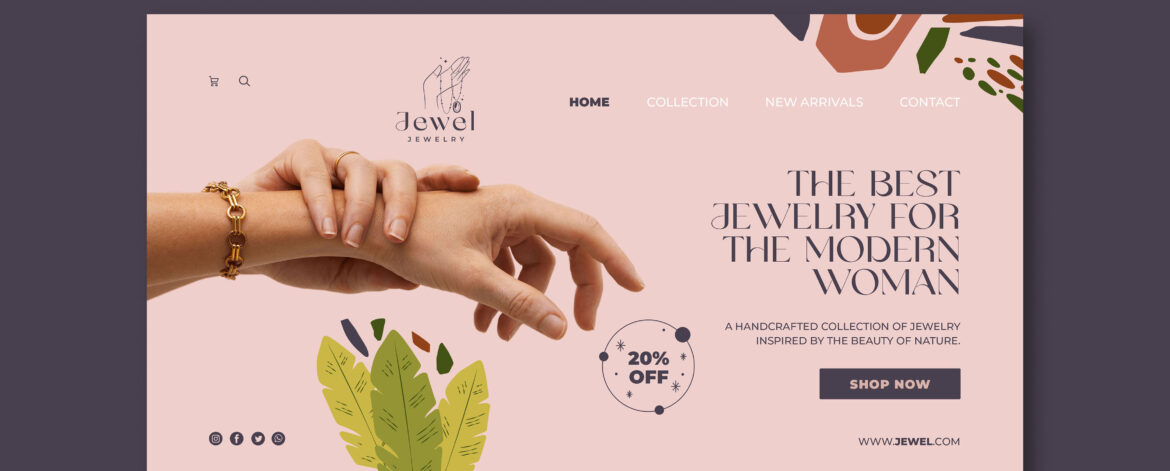 Jewelry e-commerce website design & development